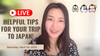 Live stream | Helpful tips for your trip to Japan!